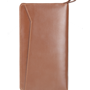 Leather Zip Travel Wallet